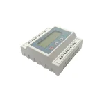 Marmonix MFU-6100 digital ultrasonic flowmeter angled view with display and terminal blocks