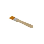 “Wooden-handled cleaning brush with orange bristles supplied with the MarMonix MHC-250 holiday detector kit”