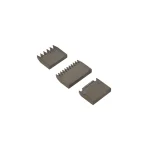 “Three stainless steel comb-type test electrodes with serrated teeth for the MarMonix MHC-250 holiday detector kit”