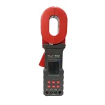 MarMonix MEG-825 digital clamp earth resistance tester front view with LCD display