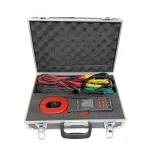 MarMonix MEG-825 clamp earth resistance tester full kit in aluminum carrying case
