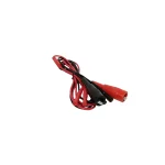 Black and red earth ground testing test leads with alligator clips for MarMonix MEG-825