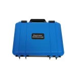 Heavy-duty blue protective hard carry case with Electronic Stethoscope label for MarMonix MES-111