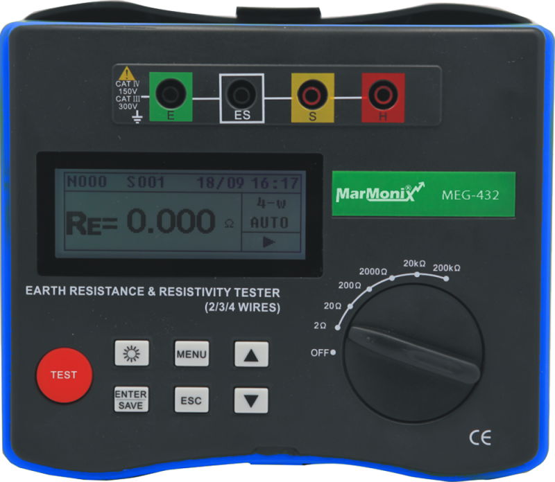 Earth Resistance Meter MEG-432